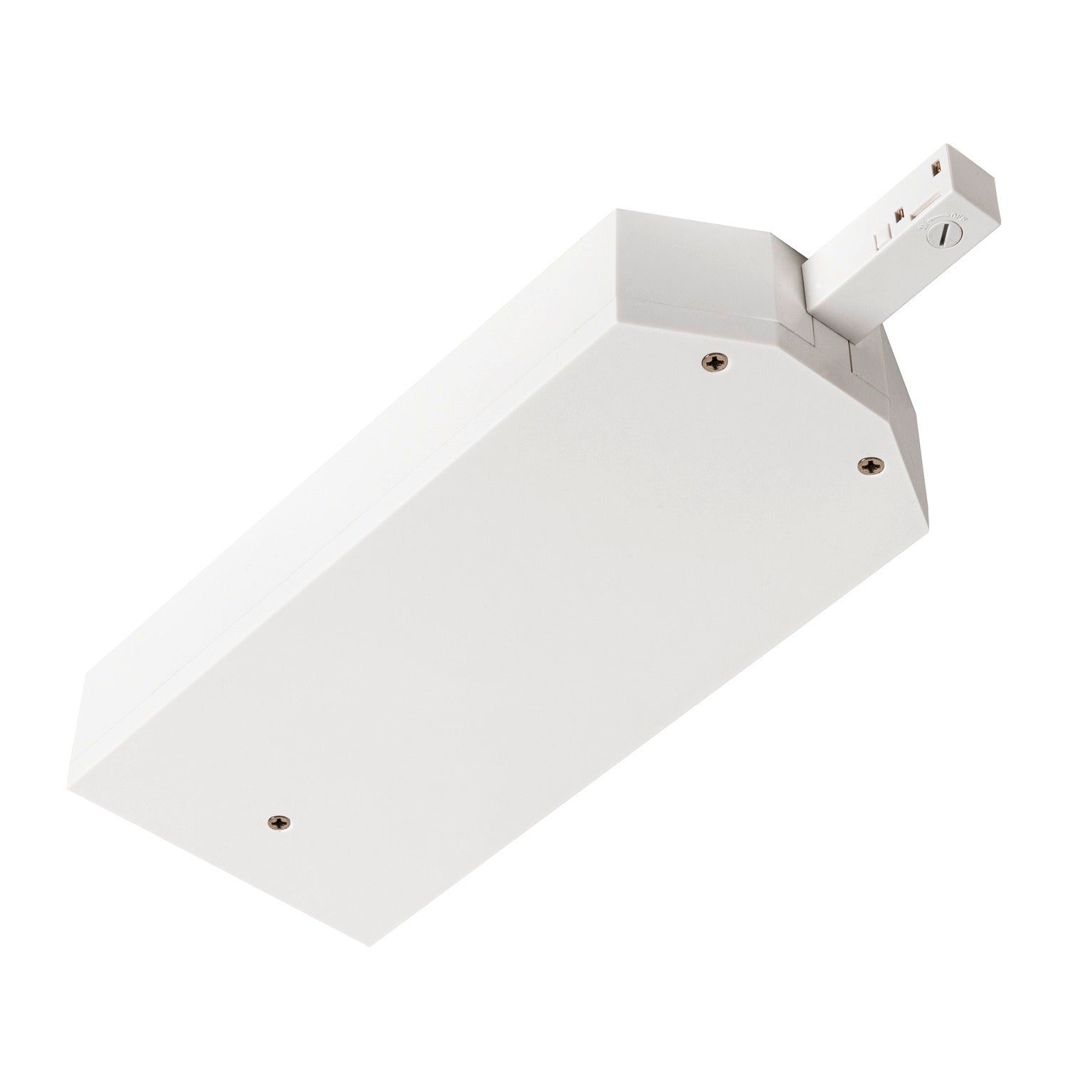 48V SYSTEM - 48V TRAC K, Caixa de transformador incl. alimentador de extremidade esquerdo, DALI, branco