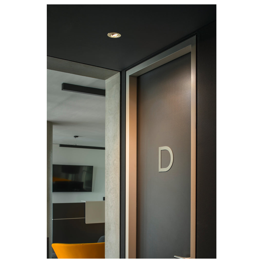 UNIVERSAL DOWNLIGHT Tampa, para Downlight IP20, articulada, redonda, dourado mate
