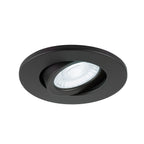 UNIVERSAL DOWNLIGHT Tampa, para Downlight IP20, articulada, redonda, preta