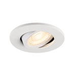 UNIVERSAL DOWNLIGHT Tampa, para Downlight IP20, articulada, redonda, branca