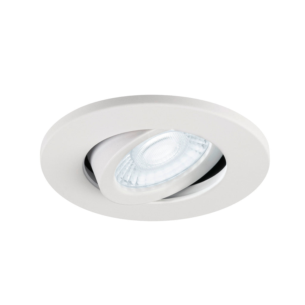 UNIVERSAL DOWNLIGHT Tampa, para Downlight IP20, articulada, redonda, branca
