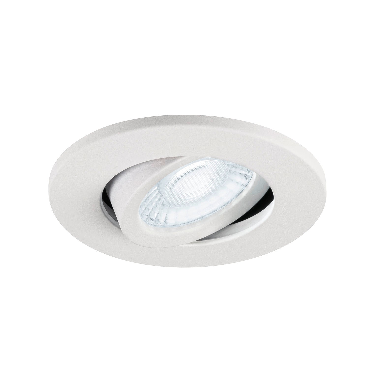 UNIVERSAL DOWNLIGHT Tampa, para Downlight IP20, articulada, redonda, branca
