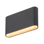 OVAL 14 WL, luminária saliente para a parede 2700/3000 K, 6 W, preto