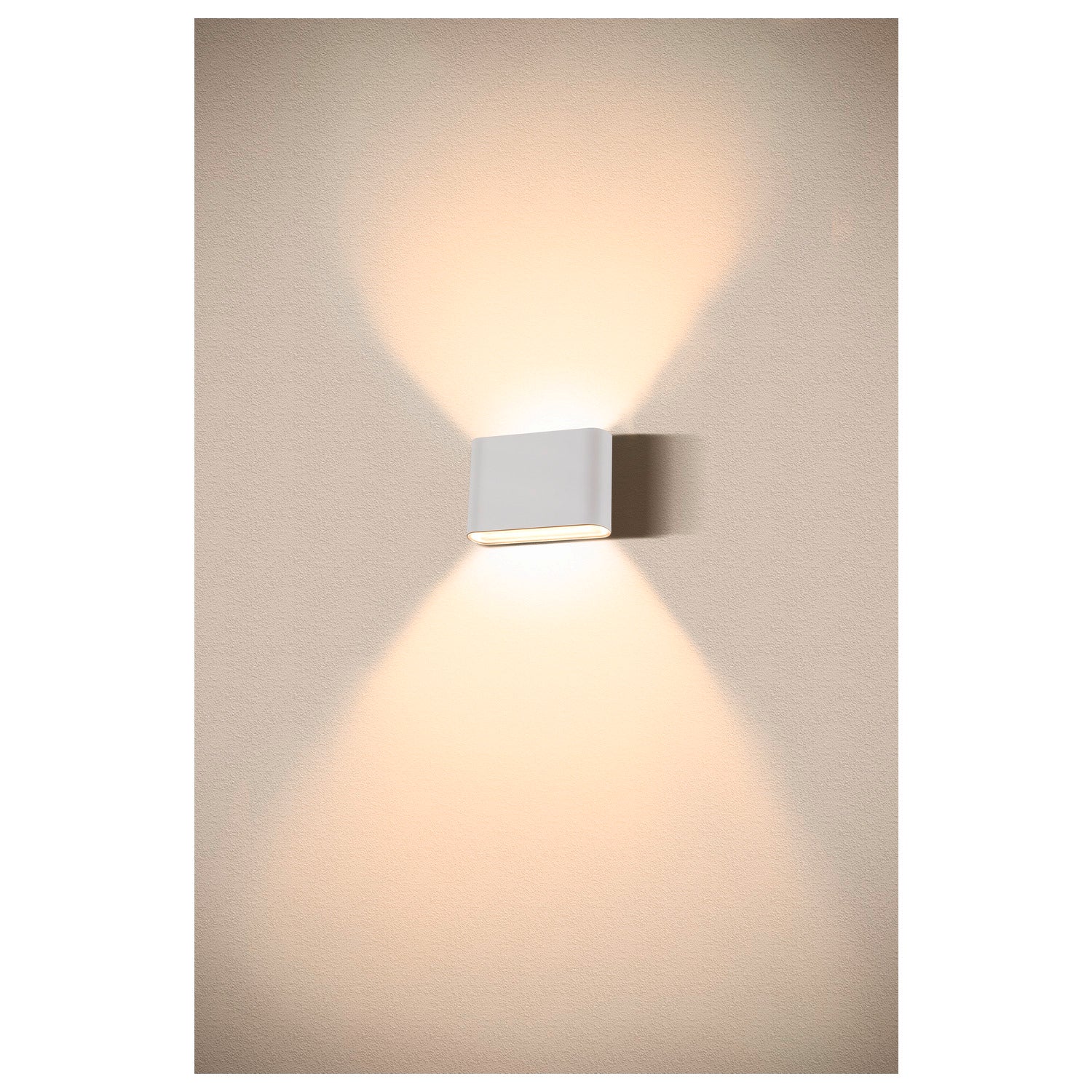 OVAL 14 WL, luminária saliente para a parede 2700/3000 K, 6 W, branco