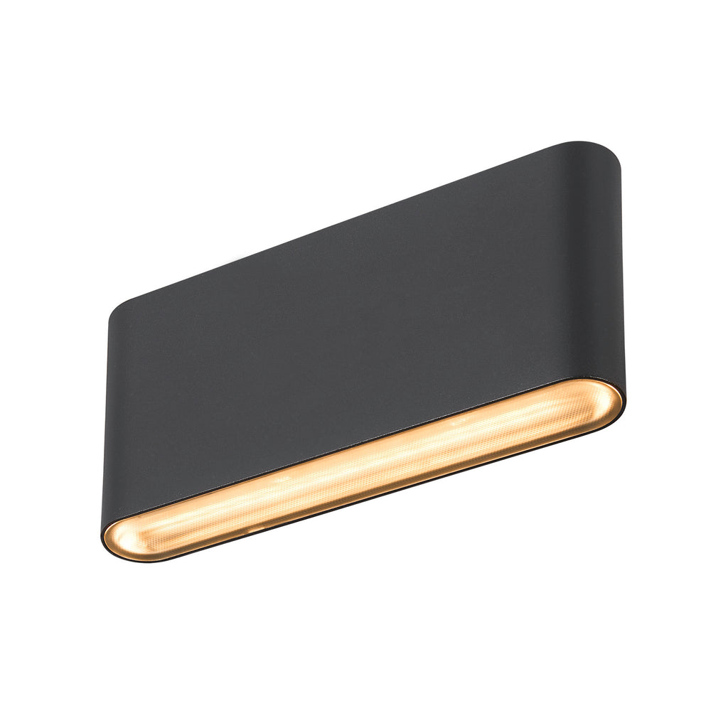 OVAL 18 WL, luminária saliente para a parede 2700/3000 K, 10 W, preto