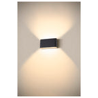 OVAL 18 WL, luminária saliente para a parede 2700/3000 K, 10 W, preto