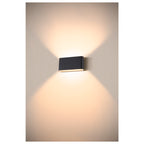 OVAL 18 WL, luminária saliente para a parede 2700/3000 K, 10 W, preto