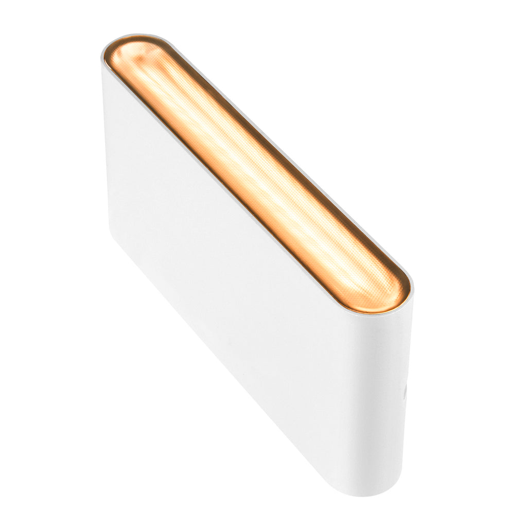 OVAL 18 WL, luminária saliente para a parede 2700/3000 K, 10 W, branco