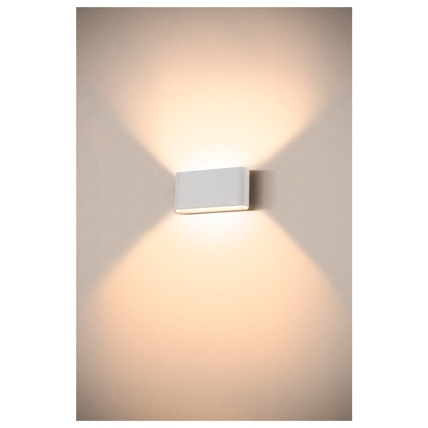 OVAL 18 WL, luminária saliente para a parede 2700/3000 K, 10 W, branco
