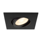 UNIVERSAL DOWNLIGHT Tampa, para Downlight IP20, articulada, quadrada, preto