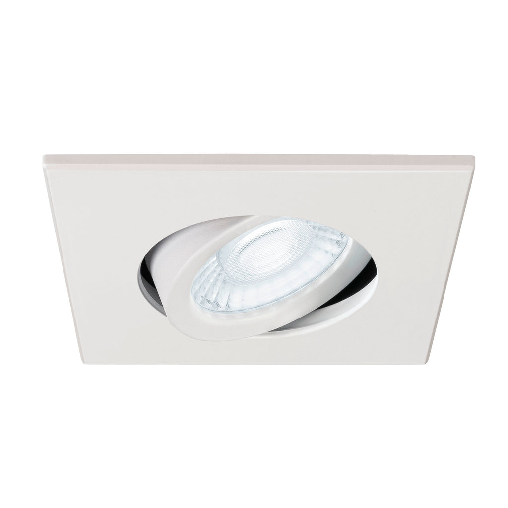 UNIVERSAL DOWNLIGHT Tampa, para Downlight IP20, articulada, quadrada, branco