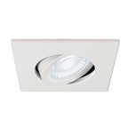 UNIVERSAL DOWNLIGHT Tampa, para Downlight IP20, articulada, quadrada, branco