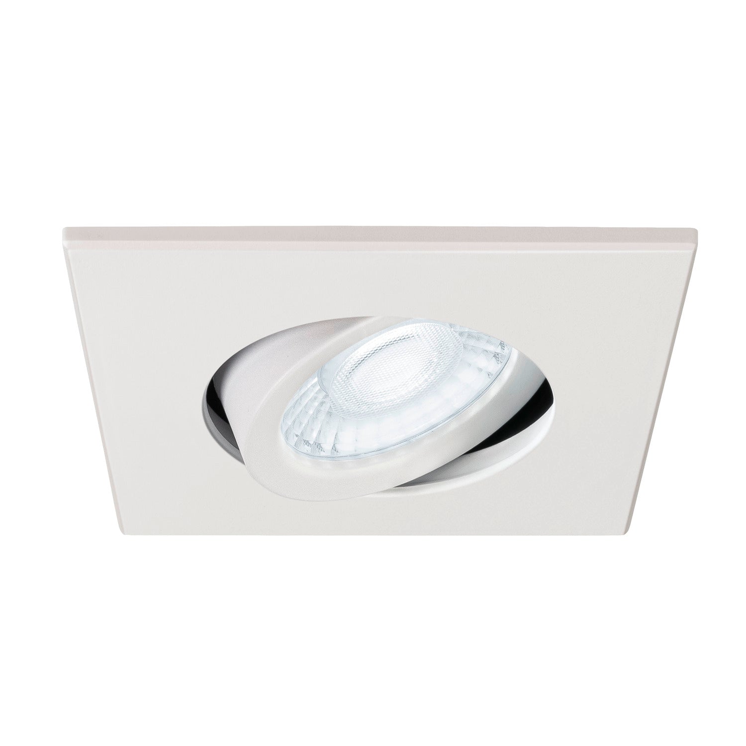 UNIVERSAL DOWNLIGHT Tampa, para Downlight IP20, articulada, quadrada, branco