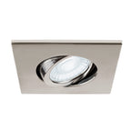 UNIVERSAL DOWNLIGHT Tampa, para Downlight IP20, articulada, quadrada, alum