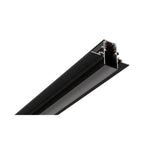 48V SYSTEM - 48V TRAC K, tampa de calha, 26 mm, para calha eletrificada saliente em profundidade e de montagem encastrada, 2 m, preto