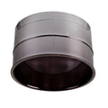 ASTO TUBE, refletor, preto brilhante/cromado