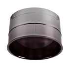 ASTO TUBE, refletor, preto brilhante/cromado