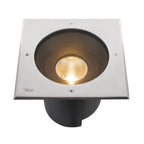 DASAR® XL, cobertura quadrada 24° 3000 K incl. controlador DALI-aço inoxidável