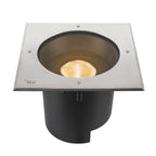 DASAR® XL, cobertura quadrada 24° 3000 K incl. controlador DALI-aço inoxidável