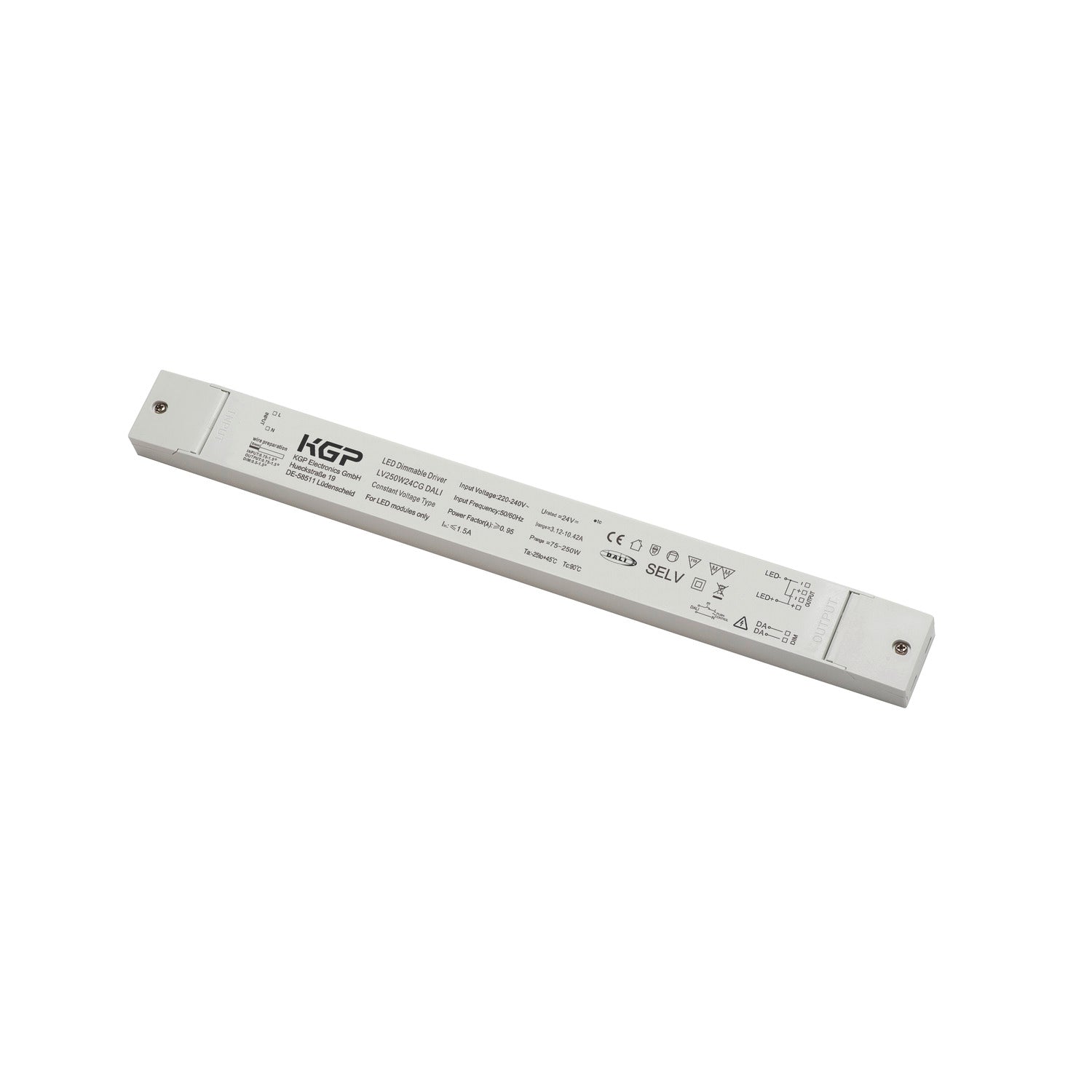 Netzteile - Fonte de alimentação LED 250 W, 24 V branco DALI