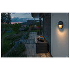 LID II, luminária saliente para a parede, 2700/3000 K, 15 W, PHASE, 100°, antracite