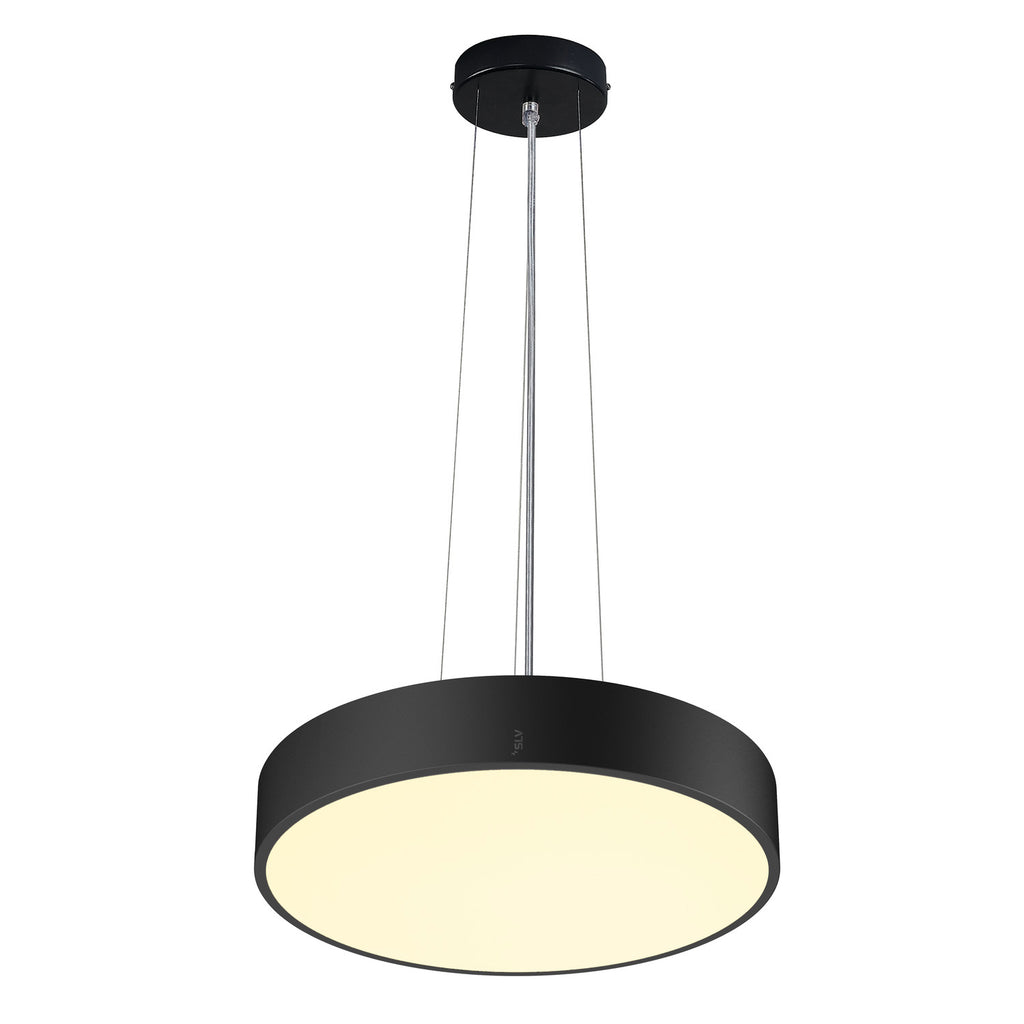 MEDO® PRO 40, luminária saliente para parede e teto, redondo, 3000/4000 K, 19 W, DALI, Touch, 80°, UGR <19, preto