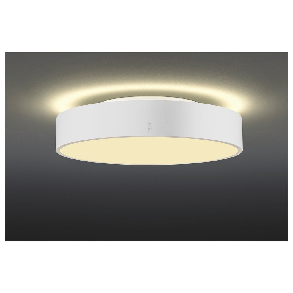 MEDO® PRO 40, luminária saliente para parede e teto, redondo, 3000/4000 K, 19 W, DALI, Touch, 110°, branco