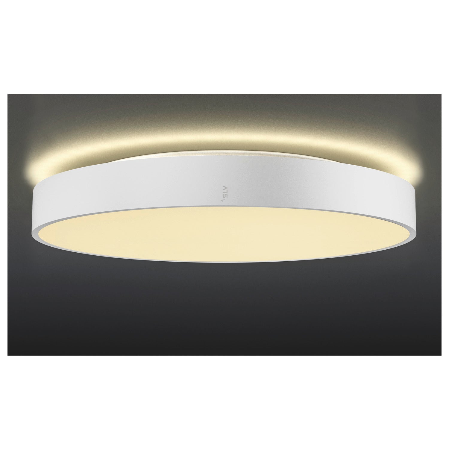 MEDO® PRO 60, luminária saliente para parede e teto, redondo, 3000/4000 K, 37 W, secção de fase, 80°, UGR <19, branco