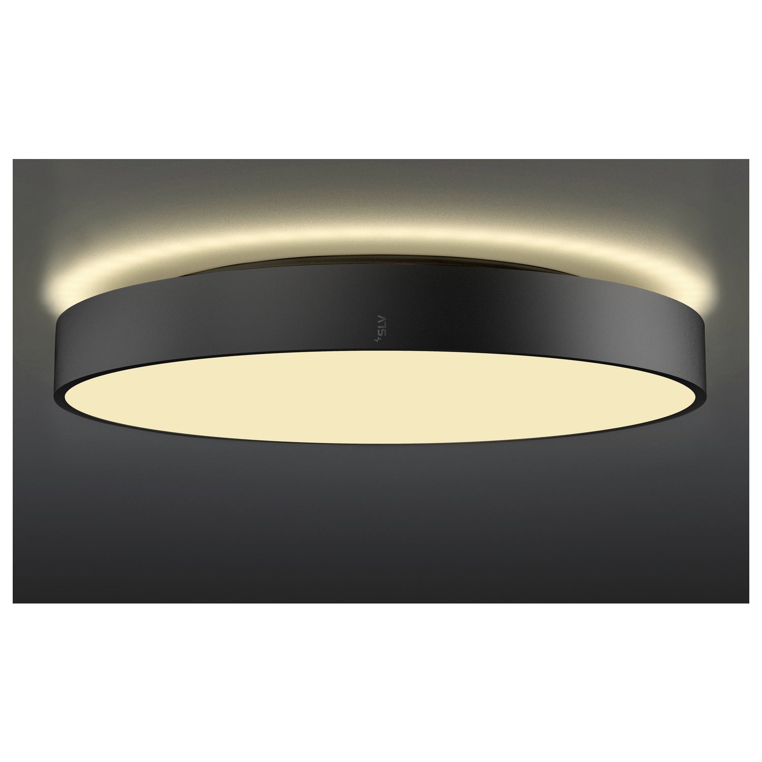 MEDO® PRO 60, luminária saliente para parede e teto, redondo, 3000/4000 K, 37 W, secção de fase, 110°, preto