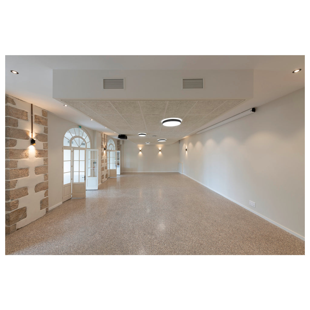 MEDO® PRO 90, luminária saliente para teto, redondo, 3000/4000 K, 75 W, DALI, Touch, 110°, preto