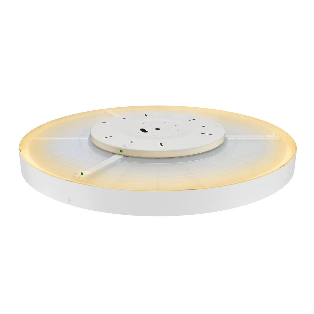 MEDO® PRO 90, luminária saliente para teto, redondo, 3000/4000 K, 75 W, DALI, Touch, 110°, UGR <19, branco
