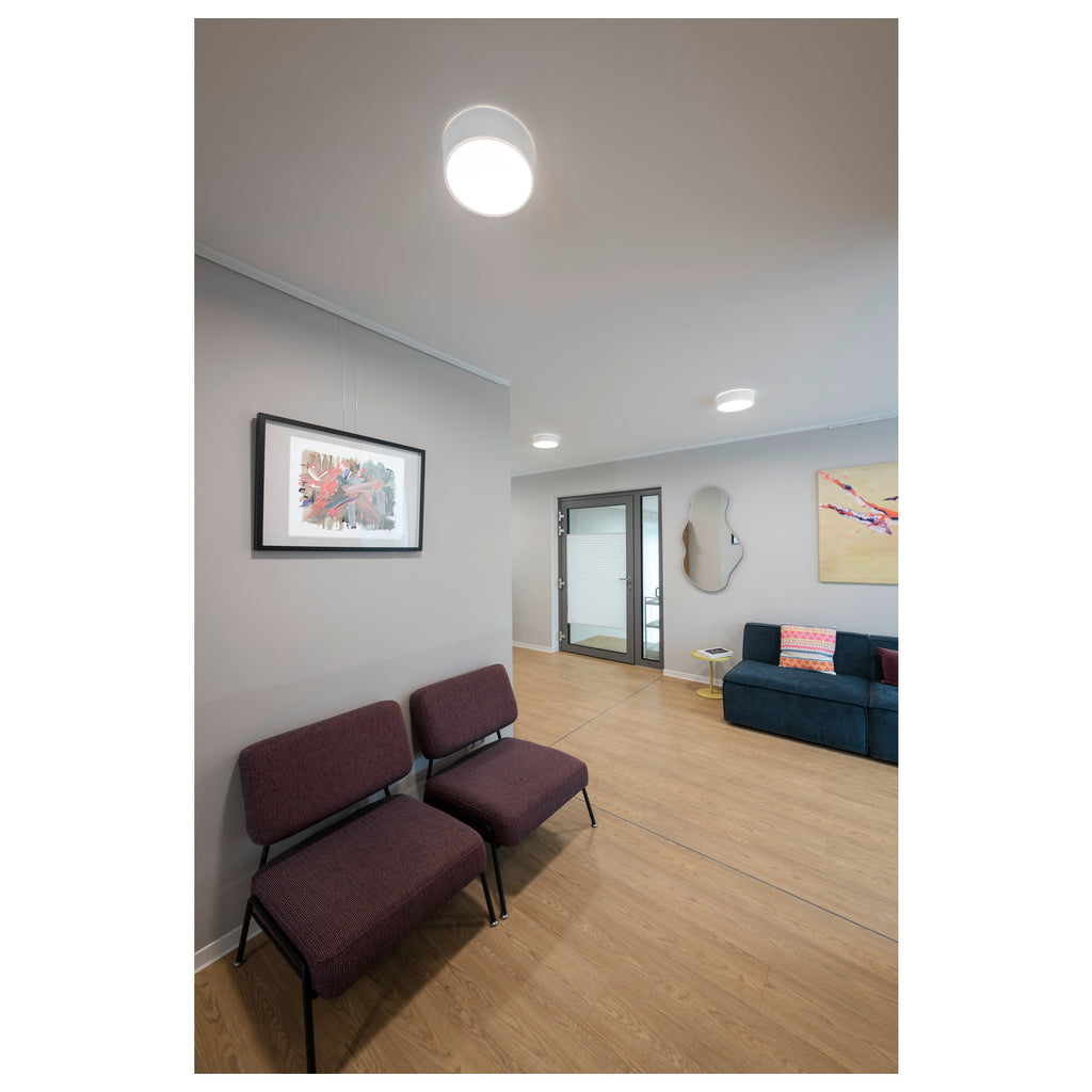 MEDO® 30, luminária saliente para parede e teto, redondo, 2700/3000/4000 K, 12 W, secção de fase, 110°, preto