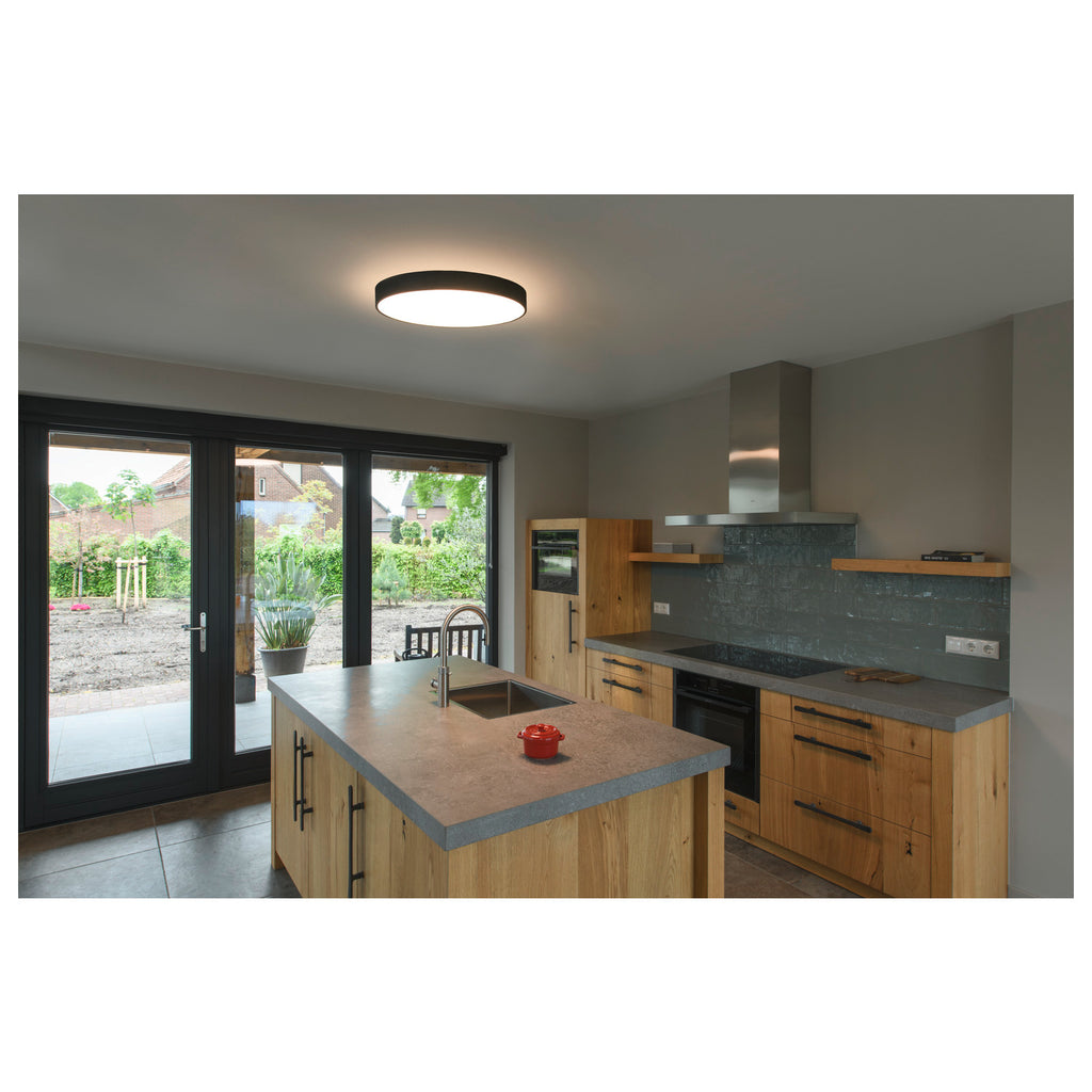 MEDO® 60, luminária saliente para parede e teto, redondo, 2700/3000/4000 K, 39 W, secção de fase, 110°, preto