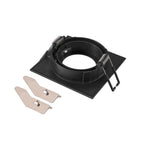 NEW TRIA® 68, aro para encastrar no teto, C: 8,2 L: 8,2 A: 2,6 cm, IP 20, preto