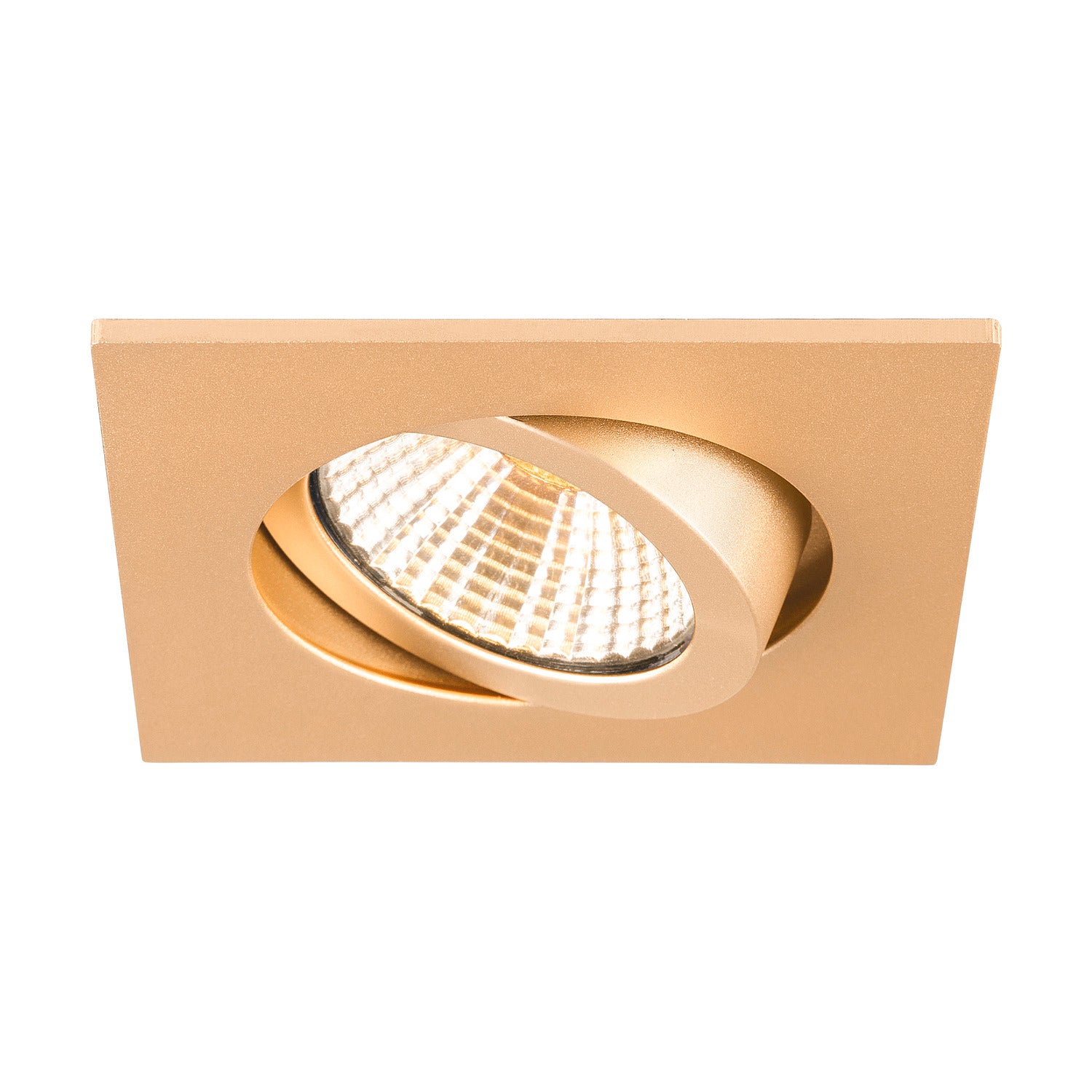 NEW TRIA® 68, aro para encastrar no teto, C: 8,2 L: 8,2 A: 2,6 cm, IP 20, ouro rosa