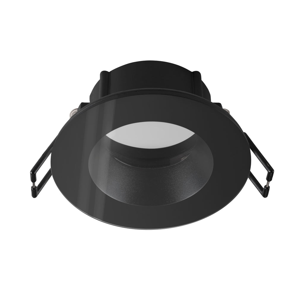 NEW TRIA® 68, aro para encastrar no teto, D: 8,3 A: 3,55 cm, IP 65, incl. vidro, preto