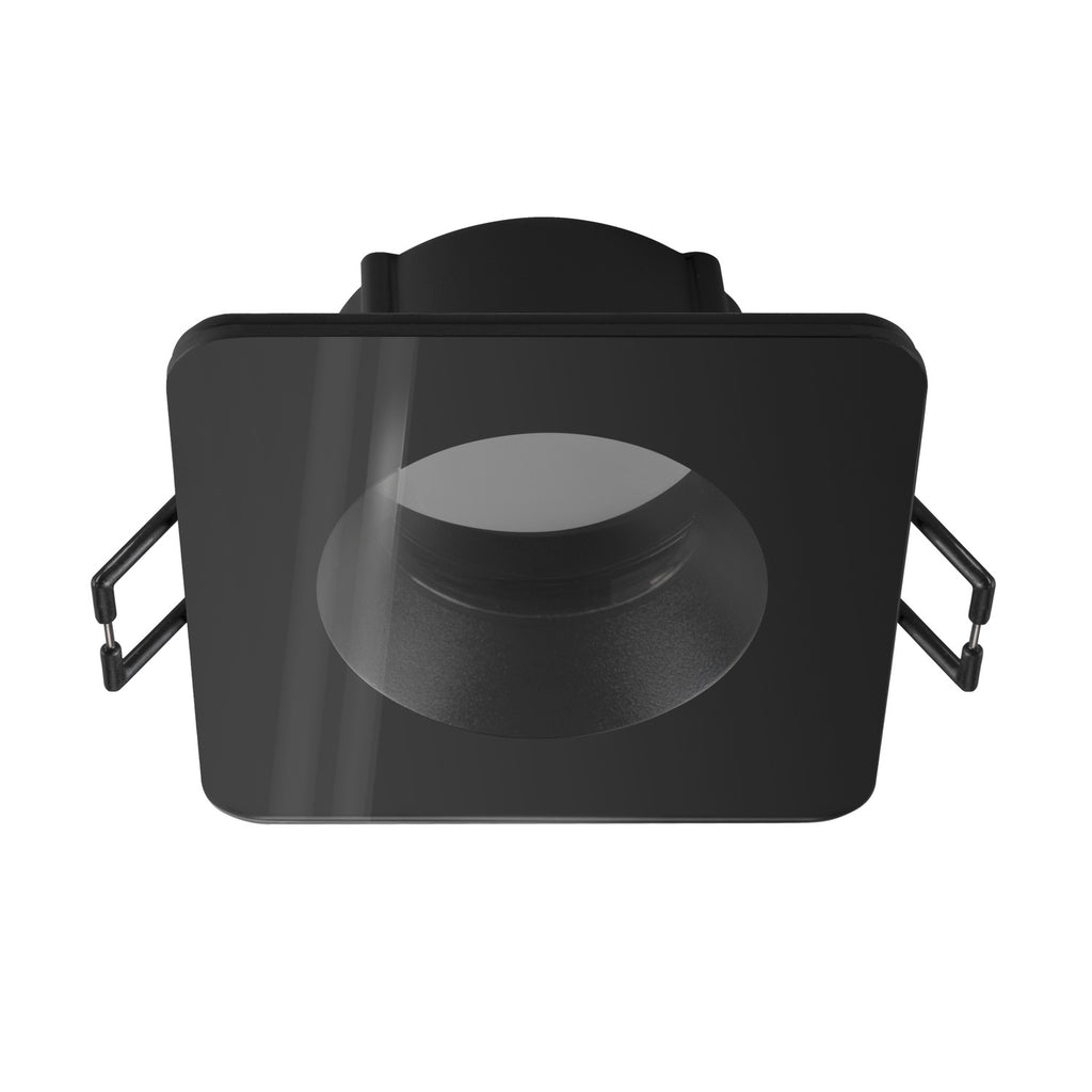 NEW TRIA® 68, aro para encastrar no teto, C: 8,3 L: 8,3 A: 3,55 cm, IP 65, incl. vidro, preto
