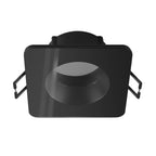 NEW TRIA® 68, aro para encastrar no teto, C: 8,3 L: 8,3 A: 3,55 cm, IP 65, incl. vidro, preto