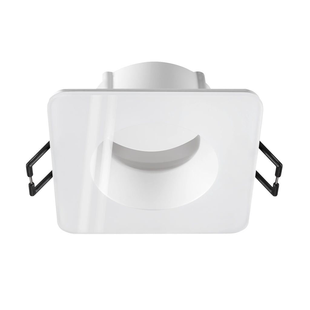 NEW TRIA® 68, aro para encastrar no teto, C: 8,3 L: 8,3 A: 3,55 cm, IP 65, incl. vidro, branco