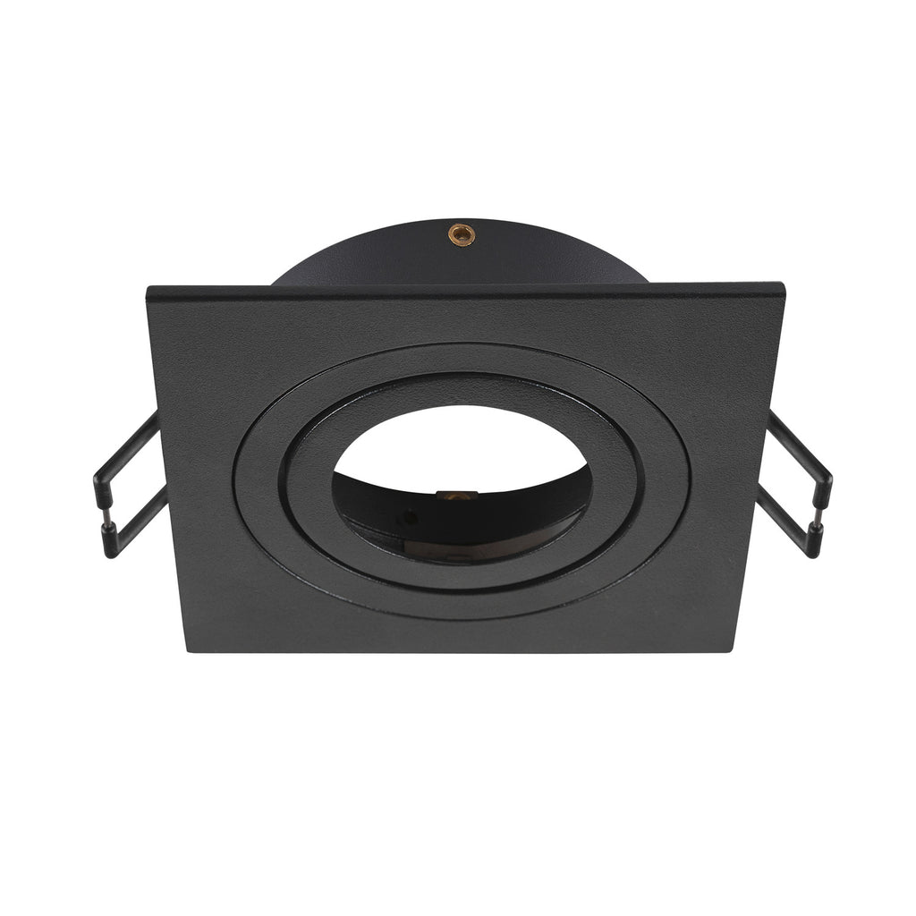 NEW TRIA® 75, aro para encastrar no teto, C: 9 L: 9 A: 2,6 cm, IP 20, preto