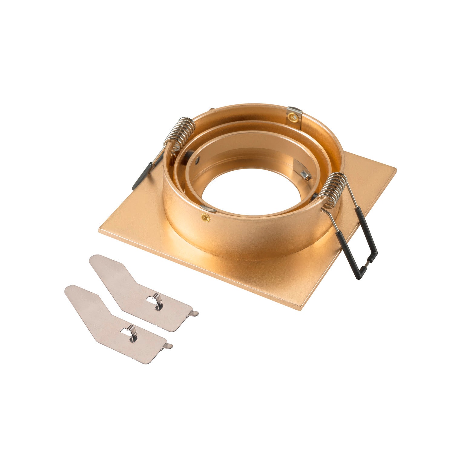 NEW TRIA® 75, aro para encastrar no teto, C: 9 L: 9 A: 2,6 cm, IP 20, ouro rosa