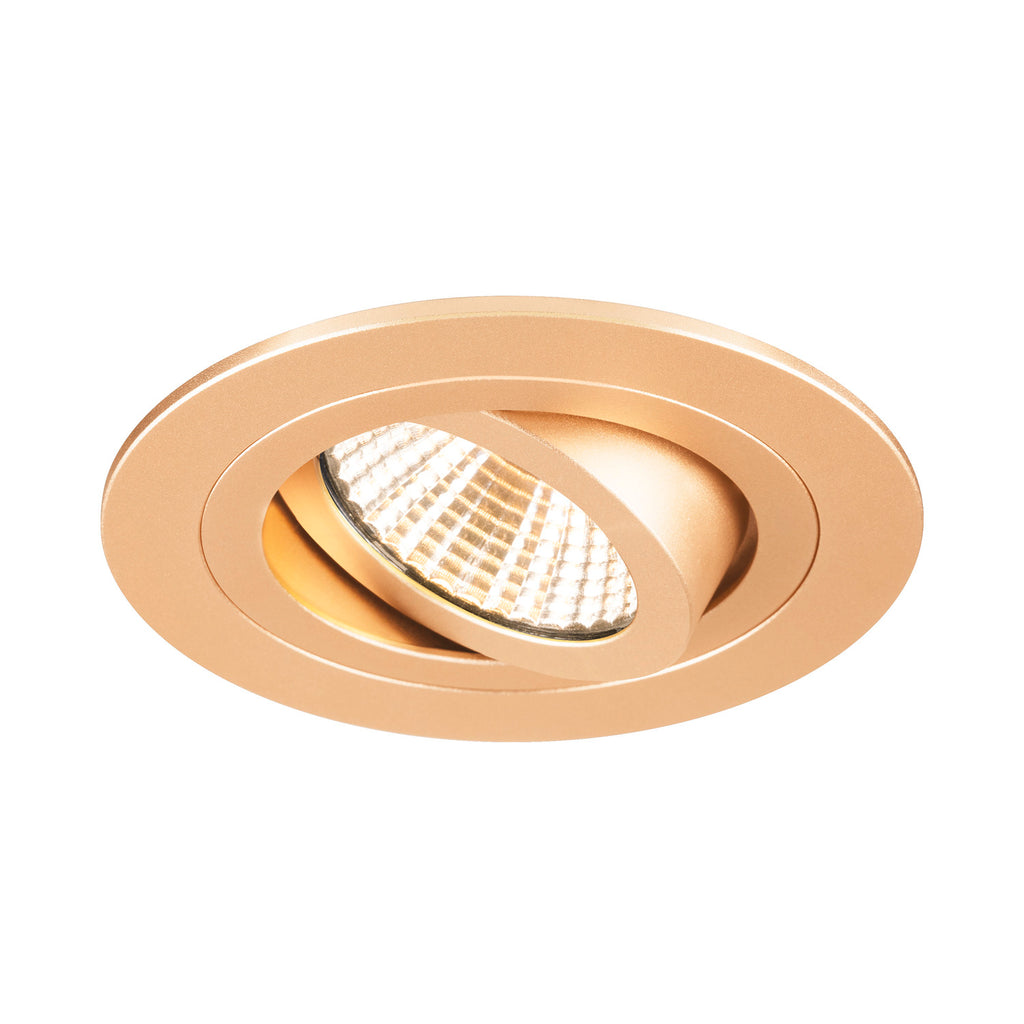 NEW TRIA® 75, aro para encastrar no teto, D: 9,3 A: 2,6 cm, IP 20, ouro rosa