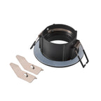 NEW TRIA® 68, aro para encastrar no teto, D: 8,2 A: 3,4 cm, IP 65, preto