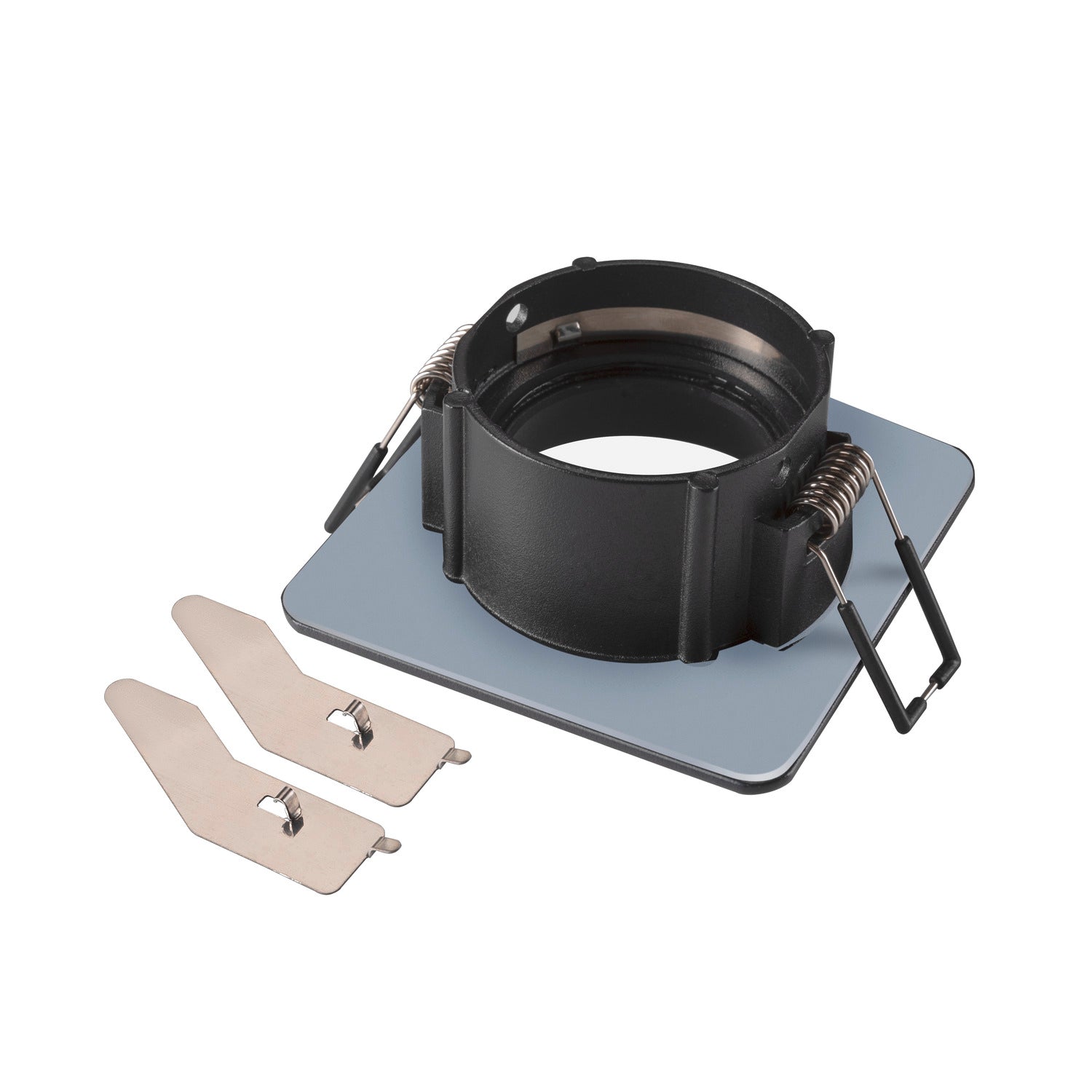 NEW TRIA® 68, aro para encastrar no teto, C: 8,2 L: 8,2 A: 3,4 cm, IP 65, preto