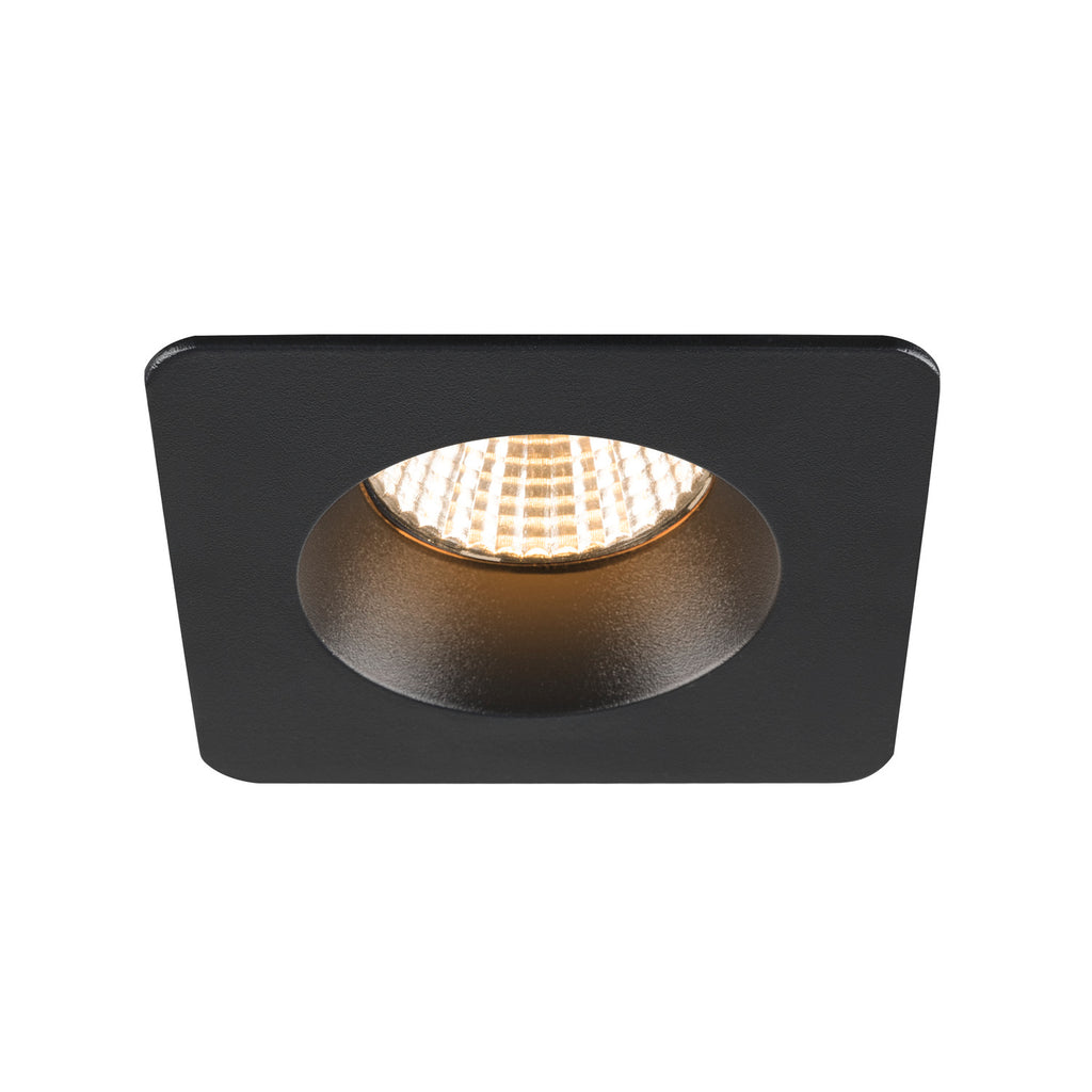 NEW TRIA® 68, aro para encastrar no teto, C: 8,2 L: 8,2 A: 3,4 cm, IP 65, preto