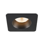 NEW TRIA® 68, aro para encastrar no teto, C: 8,2 L: 8,2 A: 3,4 cm, IP 65, preto