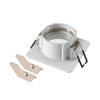 NEW TRIA® 68, aro para encastrar no teto, C: 8,2 L: 8,2 A: 3,4 cm, IP 65, branco