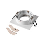 NEW TRIA® 75, aro para encastrar no teto, C: 9 L: 9 A: 2,6 cm, IP 20, branco