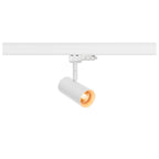 NOBLO® SPOT, 3~ Spot, redondo, 2000-3000 K, 8,4 W, Dim-to-Warm, secção de fase, 36°, branco
