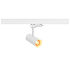 NOBLO® SPOT, 3~ Spot, redondo, 2000-3000 K, 8,4 W, Dim-to-Warm, secção de fase, 36°, branco